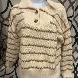 Madewell cotton striped sweater